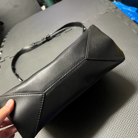 Michael Kors Cece Black Chain Shoulder Bag Leather Womens - Picture 5 of 12